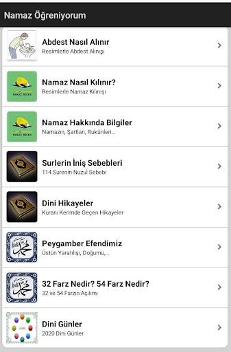 Namaz Öğreniyorum - عکس برنامه موبایلی اندروید