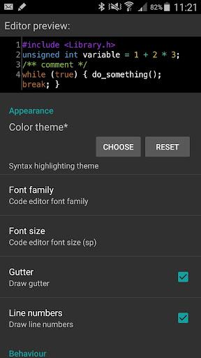 ArduinoDroid - Arduino/ESP۸۲۶۶/ESP۳۲ IDE - عکس برنامه موبایلی اندروید
