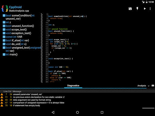 CppDroid - C/C++ IDE - Image screenshot of android app