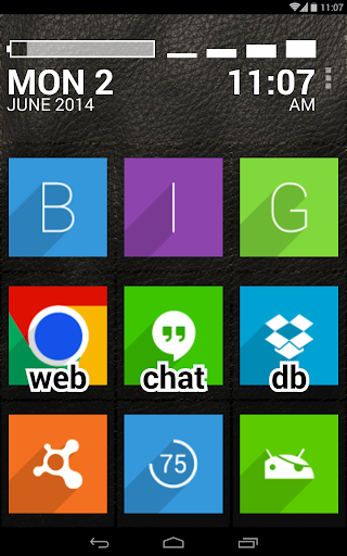BIG Launcher for Seniors - عکس برنامه موبایلی اندروید