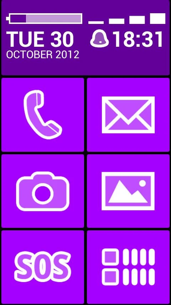 BL Violet Theme - Image screenshot of android app
