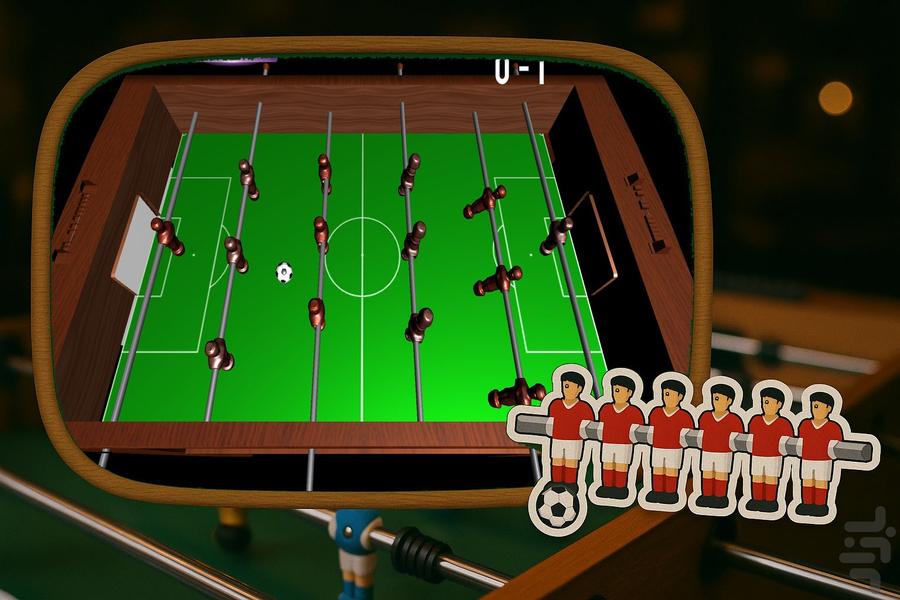 بازی فوتبال دستی - عکس بازی موبایلی اندروید