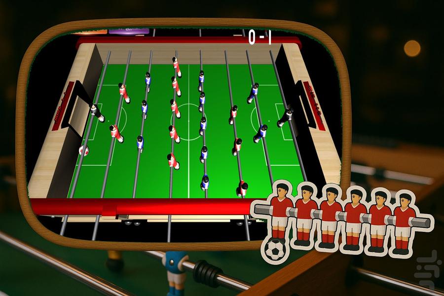 بازی فوتبال دستی - عکس بازی موبایلی اندروید