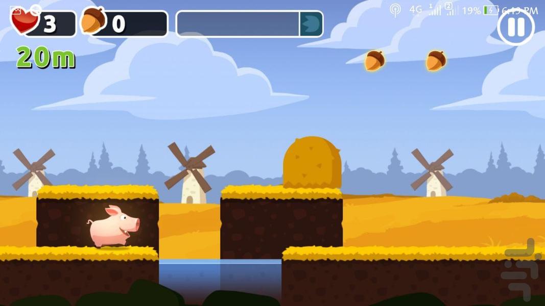 خوک بازیگوش - Gameplay image of android game