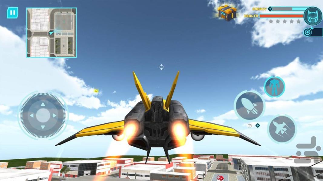 بازی ربات جنگی - Gameplay image of android game