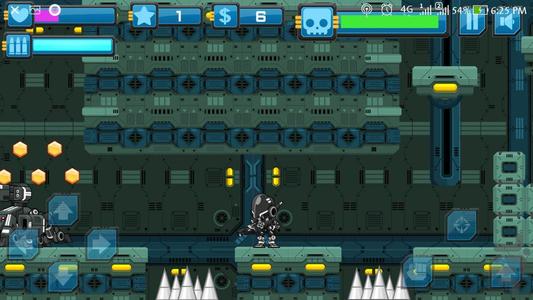 Warrior robot - Gameplay image of android game