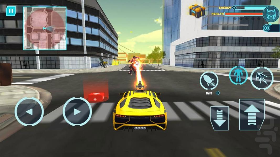 بازی ربات جنگی - Gameplay image of android game