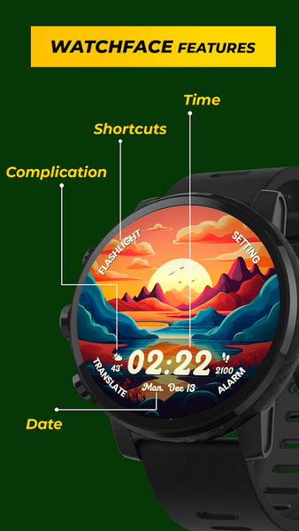 Nature Landscape Watch Faces - Image screenshot of android app