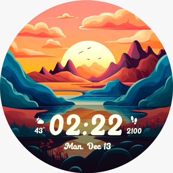 Nature Landscape Watch Faces - Image screenshot of android app