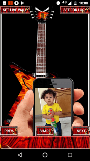 Guitar Touch ( Play on Wallpap - عکس برنامه موبایلی اندروید