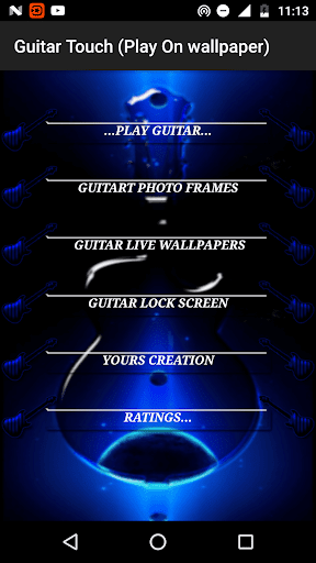 Guitar Touch ( Play on Wallpaper ) - عکس برنامه موبایلی اندروید