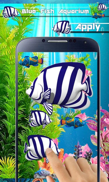 Blue Aquarium - عکس برنامه موبایلی اندروید
