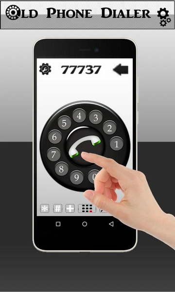 Old Phone Rotary Dialer - عکس برنامه موبایلی اندروید