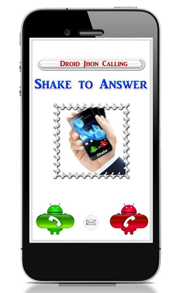 Shake to Answer a Call - عکس برنامه موبایلی اندروید