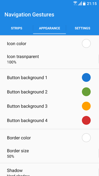 Navigation Gestures - عکس برنامه موبایلی اندروید