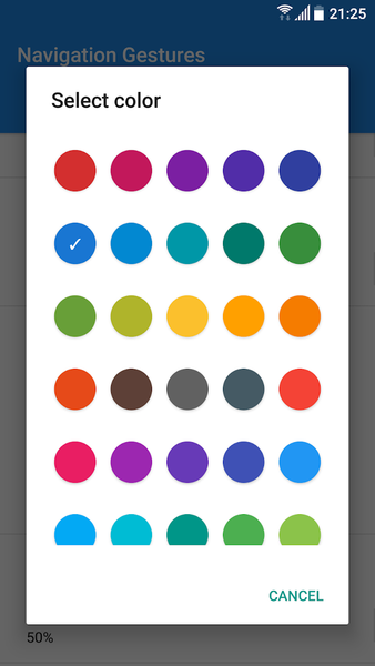 Navigation Gestures - عکس برنامه موبایلی اندروید