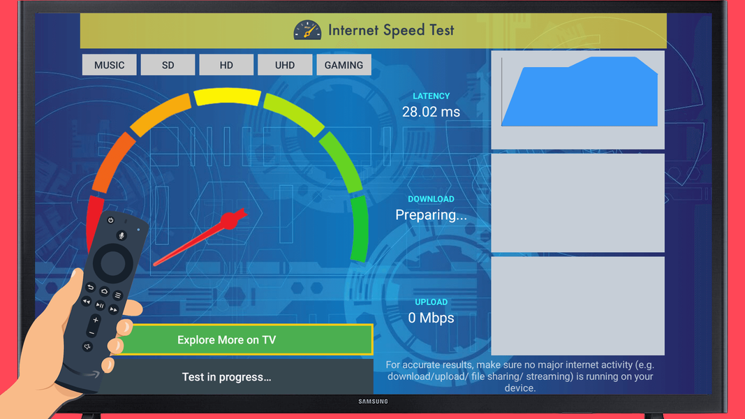 Network Speed Test - TV, Phone - عکس برنامه موبایلی اندروید