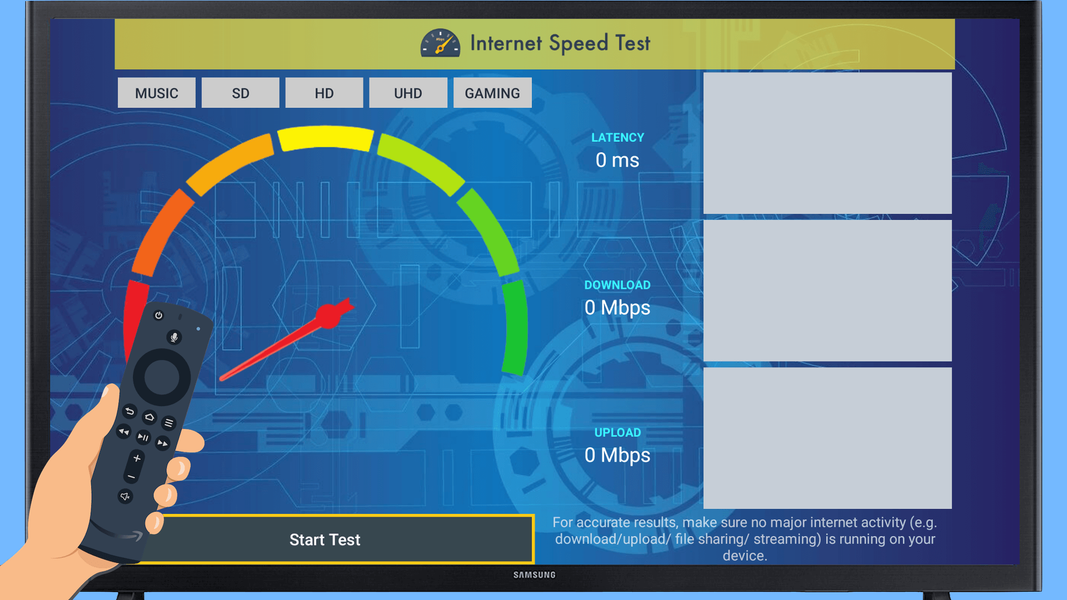 Network Speed Test - TV, Phone - عکس برنامه موبایلی اندروید