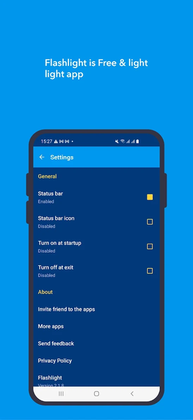 Flashlight - عکس برنامه موبایلی اندروید