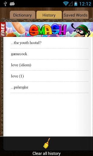English Tagalog Dictionary - عکس برنامه موبایلی اندروید
