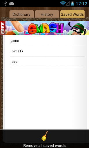English Tagalog Dictionary - عکس برنامه موبایلی اندروید