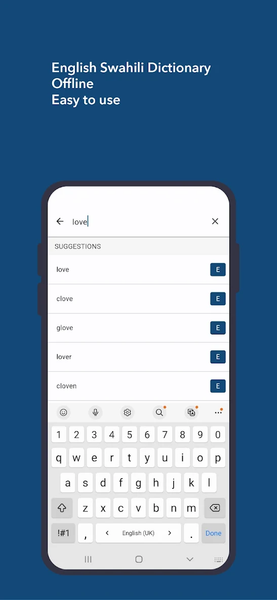 English Swahili Dictionary - Image screenshot of android app