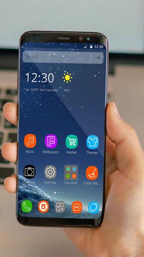 Neat Theme for Galaxy S8 - عکس برنامه موبایلی اندروید