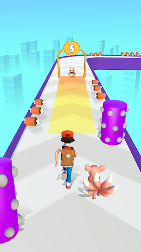 Monster Trainer: Runner 3D - Gameplay image of android game
