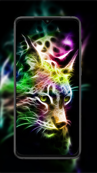 Neon Animal Wallpaper - Image screenshot of android app