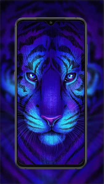 Neon Animal Wallpaper - Image screenshot of android app