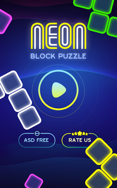 Neon Block Puzzle - عکس بازی موبایلی اندروید