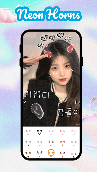 Neon Horns Devil Camera - عکس برنامه موبایلی اندروید