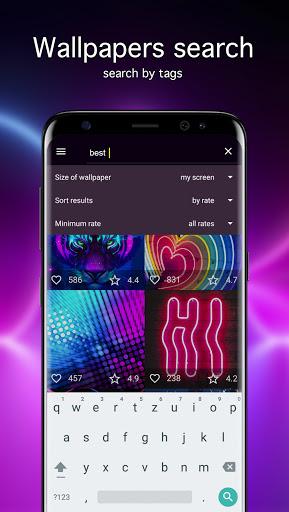 Neon Wallpapers 4K - Image screenshot of android app