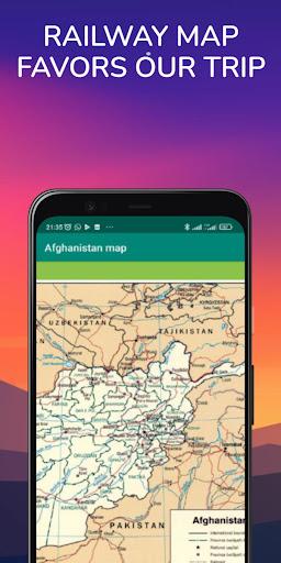 Afghanistan map - عکس برنامه موبایلی اندروید
