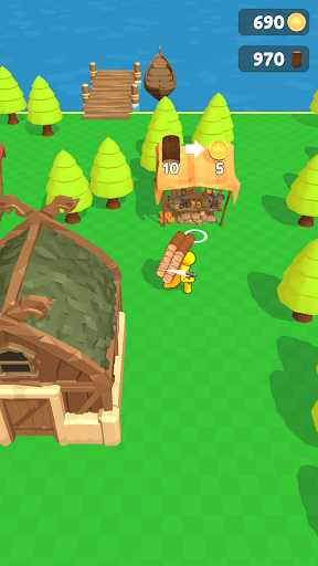 Craft Island - Woody Forest - Gameplay image of android game