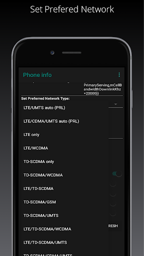 Force 4G/5G Only - Image screenshot of android app