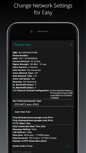 Force 4G/5G Only - Image screenshot of android app