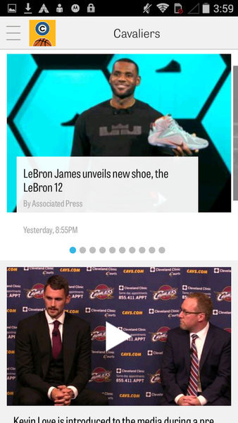 cleveland.com: Cavaliers News - Image screenshot of android app