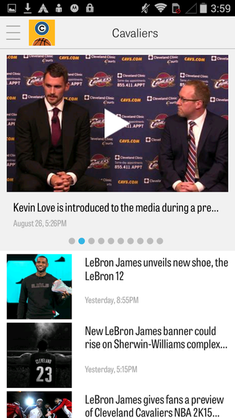 cleveland.com: Cavaliers News - Image screenshot of android app