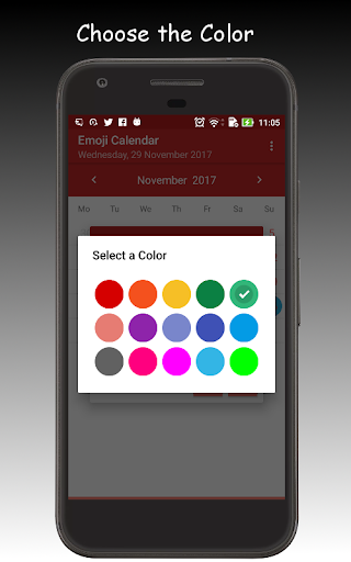 Emoji Calendar - عکس برنامه موبایلی اندروید