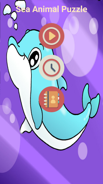 Sea Animal Puzzle - Gameplay image of android game