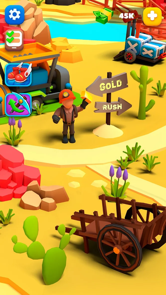 Gold Rush: Mining Simulator - عکس بازی موبایلی اندروید