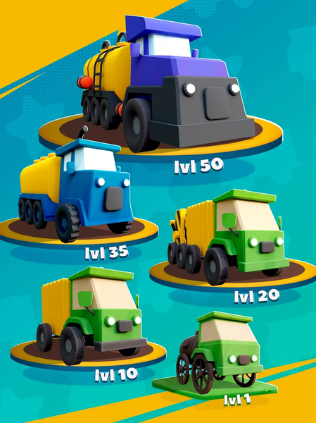 Garbage Truck: Junkyard Keeper - Gameplay image of android game