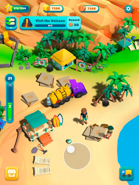 Garbage Truck: Junkyard Keeper - Gameplay image of android game