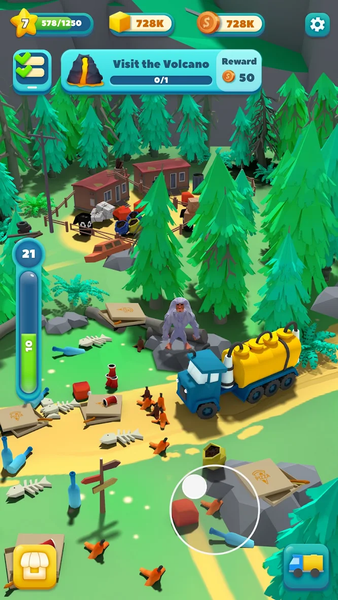 Garbage Truck: Junkyard Keeper - Gameplay image of android game