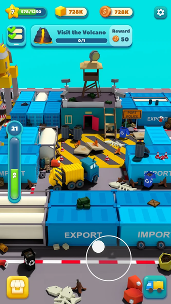 Garbage Truck: Junkyard Keeper - Gameplay image of android game