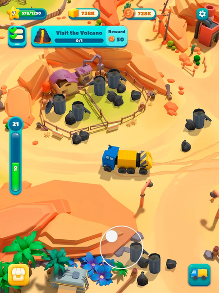Garbage Truck: Junkyard Keeper - Gameplay image of android game