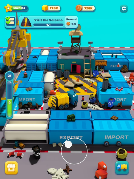 Garbage Truck: Junkyard Keeper - Gameplay image of android game