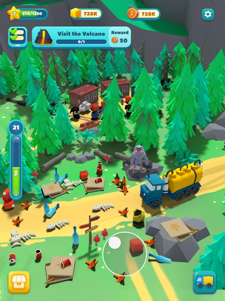 Garbage Truck: Junkyard Keeper - Gameplay image of android game