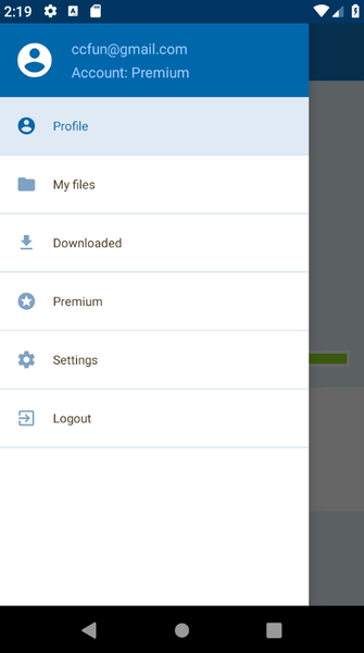 Alfafile.net File Manager - Image screenshot of android app